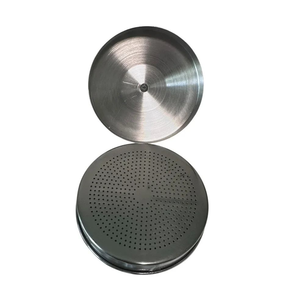 Unbranded Grease Container Kitchen OS Silver Good Stainless Steel Filter Lid